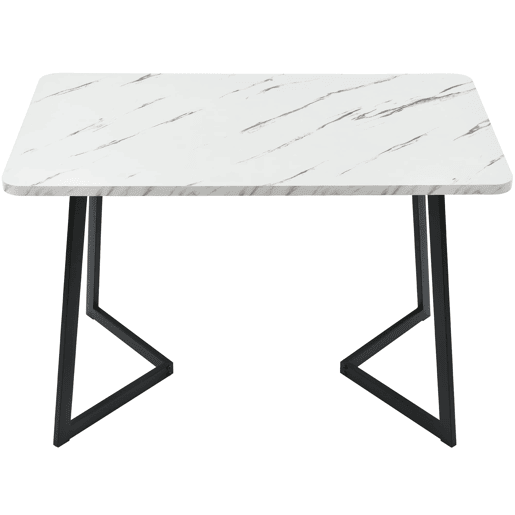 Conjunto de sala de jantar 117x68 cm - Mesa retangular moderna com 4 cadeiras - Samt cinza - Pernas pretas Conjunto de sala de jantar 117x68 cm - Mesa retangular moderna com 4 cadeiras - Samt cinza - Pernas pretas