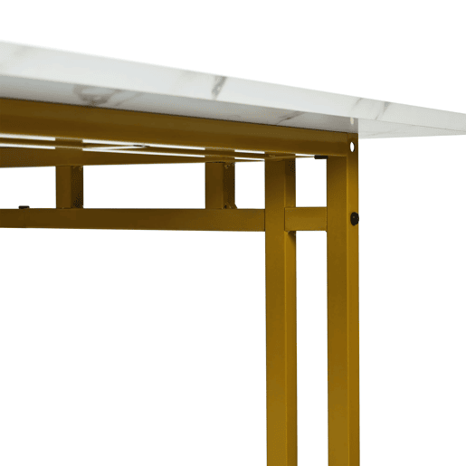 Conjunto de sala de jantar 120x70cm - Mesa moderna com 4 cadeiras - veludo verde escuro