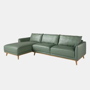 ANGEL CERDA Sofá chaise longue esquerda pele