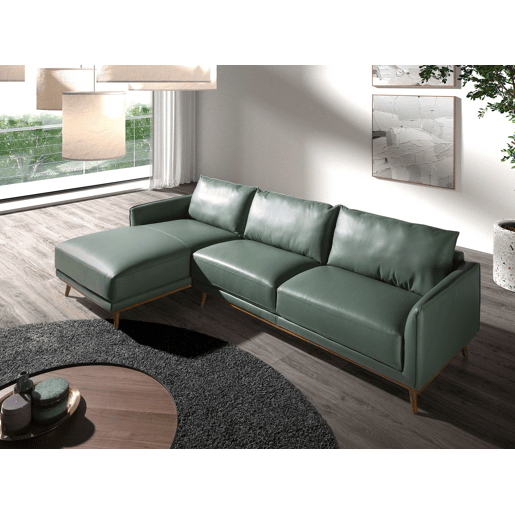 ANGEL CERDA Sofá chaise longue esquerda pele ANGEL CERDA Sofá chaise longue esquerda pele