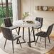 Conjunto de mesas y sillas de comedor 80x80 Conjunto de mesas y sillas de comedor 80x80 Gris