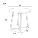 Conjunto de mesas y sillas de comedor 80x80 Conjunto de mesas y sillas de comedor 80x80 Gris