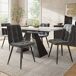 Conjunto de mesas y sillas de comedor Conjunto de mesas y sillas de comedor Blanco/ Negro