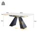 Conjunto de mesas y sillas de comedor Conjunto de mesas y sillas de comedor Blanco/ Negro