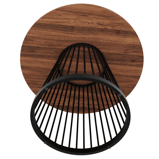 Conjunto de mesa e cadeiras 5 peças - Mesa redonda 80 cm, estrutura metálica preta, cadeiras de veludo