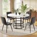 Conjunto de mesas y sillas de comedor Conjunto de mesas y sillas de comedor Negro