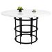 Conjunto de mesas y sillas de comedor Conjunto de mesas y sillas de comedor Negro