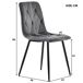 Conjunto de mesas y sillas de comedor 117x68 Conjunto de mesas y sillas de comedor 117x68 Gris