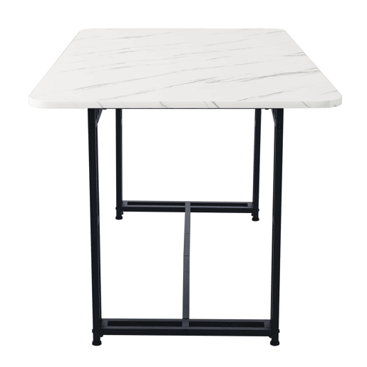 Conjunto de sala de jantar 120x70cm - mesa preta com 4 cadeiras - veludo verde escuro - pernas pretas