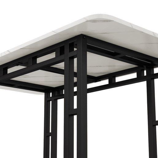 Conjunto de sala de jantar 120x70cm - mesa preta com 4 cadeiras - veludo verde escuro - pernas pretas
