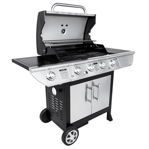 SOMAGIC - Barbecue a gás BRISBANE - 4 queimadores 14kW + placa de aquecimento