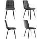 Conjunto de mesas y sillas de comedor Conjunto de mesas y sillas de comedor Negro