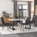 Conjunto de mesas y sillas de comedor 117x68 Conjunto de mesas y sillas de comedor 117x68 Gris