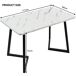 Conjunto de mesas y sillas de comedor 117x68 Conjunto de mesas y sillas de comedor 117x68 Gris