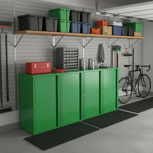 Armário metálico Burlöv aço 88x40x35 cm - Verde maçã en.casa