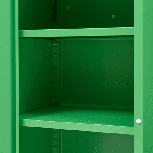 Armário metálico Burlöv aço 88x40x35 cm - Verde maçã en.casa