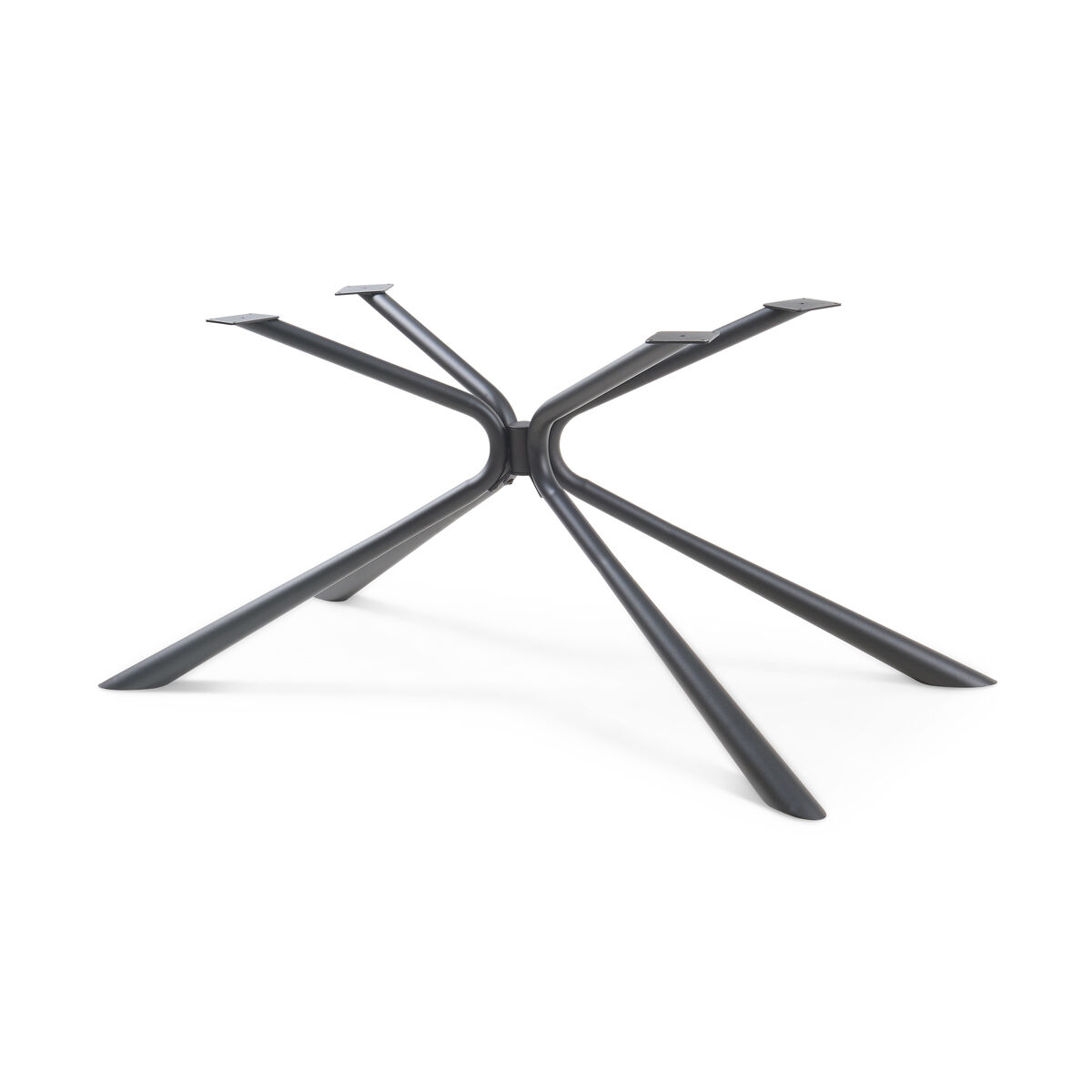 Pata de mesa havosanlurg acero 160x70x72 cm - negro [en.casa]