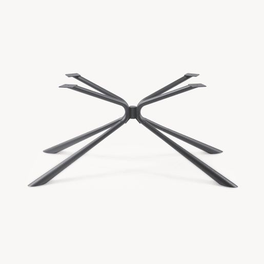 Estrutura de mesa Havosanlurg em aço 160x70x72 cm preto en.casa