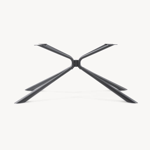 Estrutura de mesa Havosanlurg em aço 160x70x72 cm preto en.casa