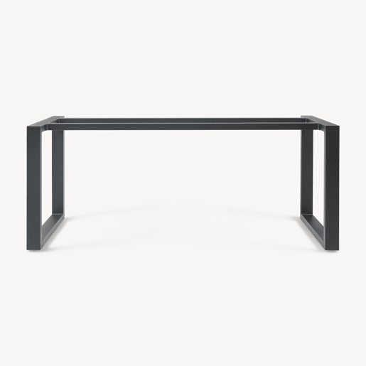 Estrutura de mesa Vestmalu DIY 160x70x72 cm aço Preto en.casa Estrutura de mesa Vestmalu DIY 160x70x72 cm aço Preto en.casa