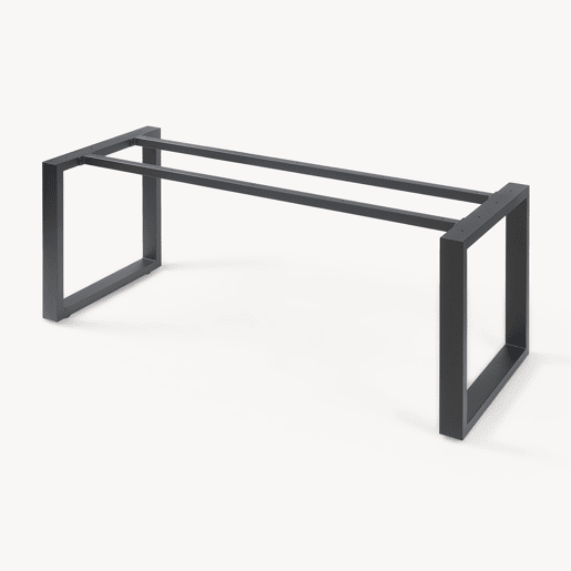 Estrutura de mesa Vestmalu DIY 160x70x72 cm aço Preto en.casa Estrutura de mesa Vestmalu DIY 160x70x72 cm aço Preto en.casa