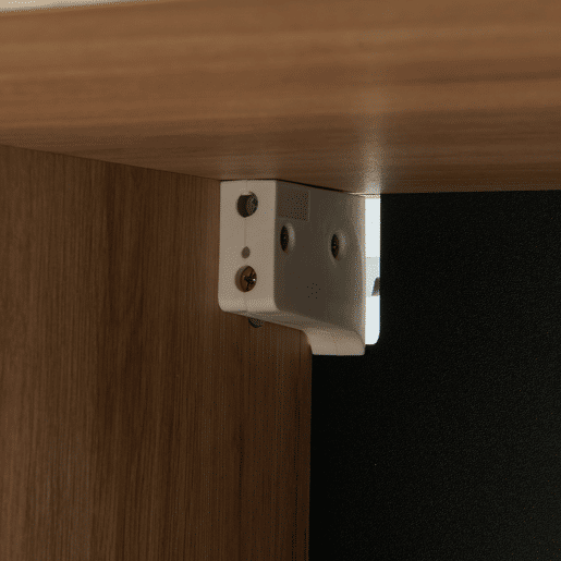 Móvel de parede Noppen com janela 2 portas 98x60x38 cm Carvalho en.casa