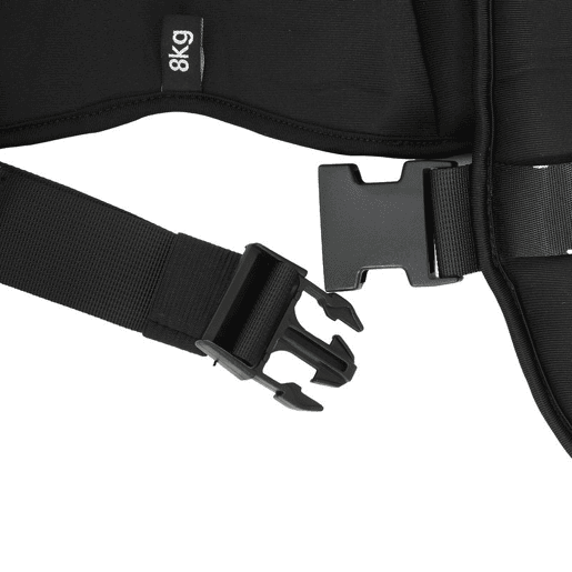 SPORTNOW Colete de Peso 8 kg Colete de Treino Respirável com 2 Tiras Ajustáveis e Bandas Reflectoras para Treino de Força Corrida 43x33 cm Preto SPORTNOW Colete de Peso 8 kg Colete de Treino Respirável com 2 Tiras Ajustáveis e Bandas Reflectoras para Treino de Força Corrida 43x33 cm Preto