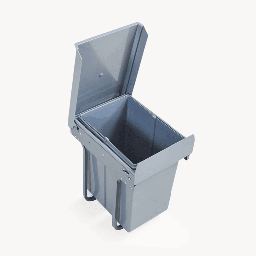 Caixote do lixo embutido Froland 1x20L 34x26x42cm Cinzento en.casa