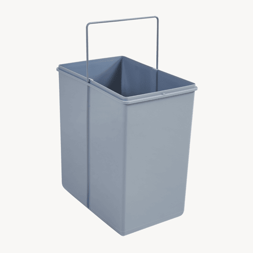 Caixote do lixo embutido Froland 1x20L 34x26x42cm Cinzento en.casa