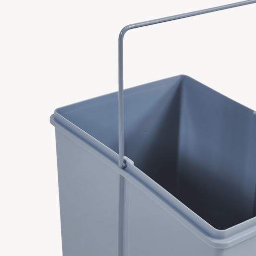 Caixote do lixo embutido Froland 1x20L 34x26x42cm Cinzento en.casa