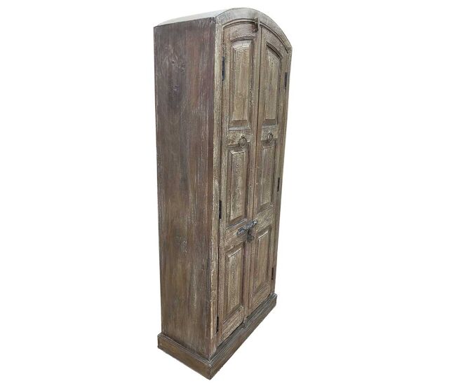 Armario de madera artesanal 90-100x37x170-195h cm