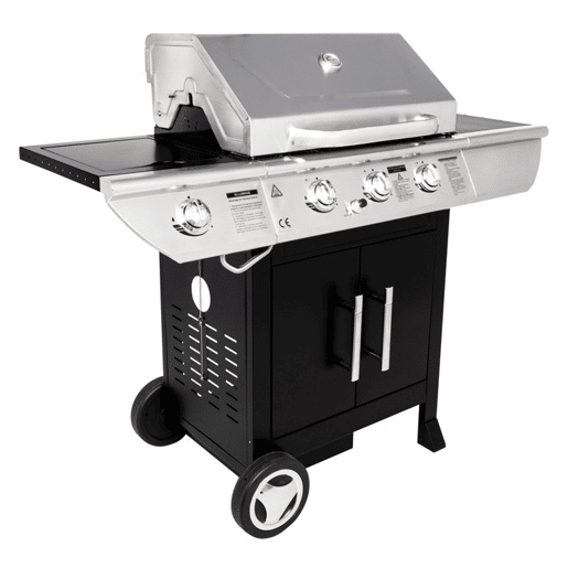 SOMAGIC - Barbecue a gás BALTIMORE - 3 queimadores 10,5kW + placa de aquecimento