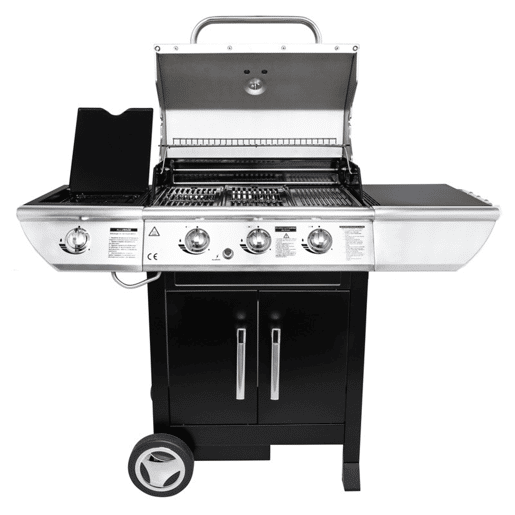 SOMAGIC - Barbecue a gás BALTIMORE - 3 queimadores 10,5kW + placa de aquecimento