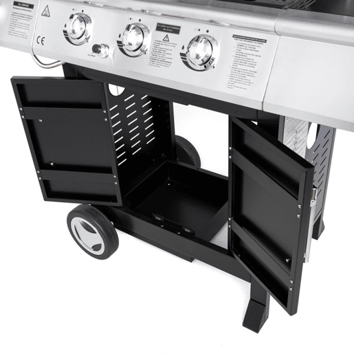 SOMAGIC - Barbecue a gás BALTIMORE - 3 queimadores 10,5kW + placa de aquecimento