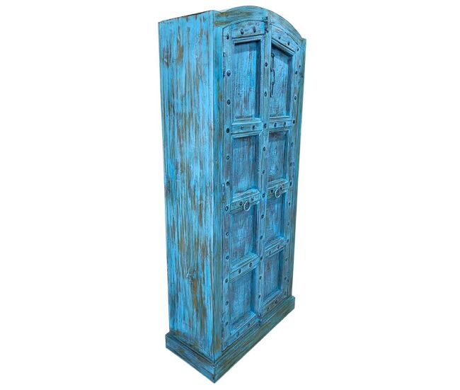 Armario de madera artesanal 90-100x37x170-195h cm