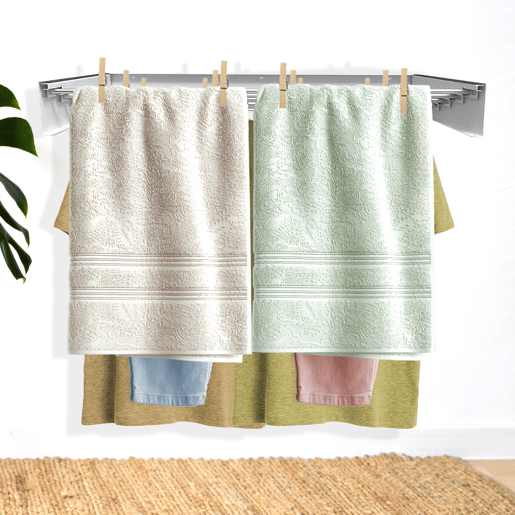Estendal Dobrável de Parede Nyana Home | Retrátil e Compacto | Alumínio Resistente Estendal Dobrável de Parede Nyana Home | Retrátil e Compacto | Alumínio Resistente