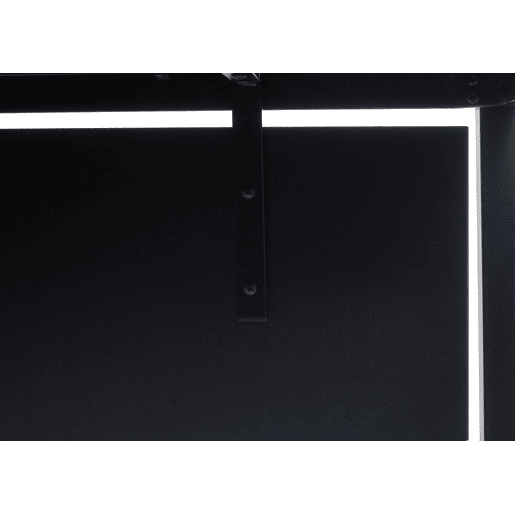 Mesa de computador com dois canais de cabos ajustáveis 120x60 cm MDF preto 04_0006051