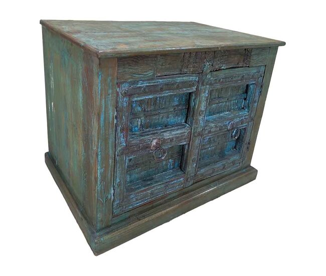 Aparador de madera artesanal 116x49x90h cm