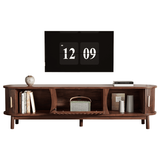 Móvel de TV 165 cm de mdf com 3 portas,castanho Móvel de TV 165 cm de mdf com 3 portas,castanho