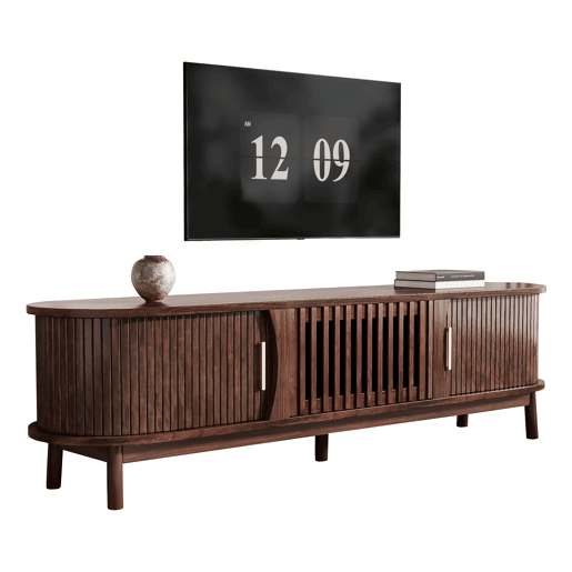 Móvel de TV 165 cm de mdf com 3 portas,castanho Móvel de TV 165 cm de mdf com 3 portas,castanho