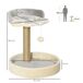 Árbol para Gato Aglomerado de Madera, Felpa PawHut Árbol para Gato Aglomerado de Madera, Felpa PawHut Gris