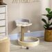 Árbol para Gato Aglomerado de Madera, Felpa PawHut Árbol para Gato Aglomerado de Madera, Felpa PawHut Gris