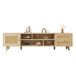Mueble TV con 1 puerta y 2 cajones Mueble TV con 1 puerta y 2 cajones Roble