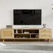 Mueble TV con 1 puerta y 2 cajones Mueble TV con 1 puerta y 2 cajones Roble