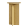 Mesa de apoio Vappevn redonda 60xØ40 cm Aspeto carvalho en.casa