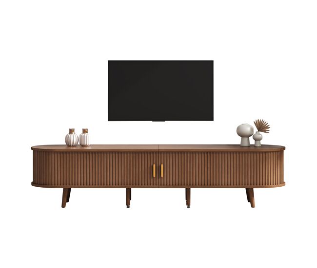 Mueble TV de mdf con 2 puertas y 2 cajones 175