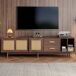 Mueble TV con 3 puertas y 2 cajones Mueble TV con 3 puertas y 2 cajones Marrón