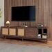 Mueble TV con 3 puertas y 2 cajones Mueble TV con 3 puertas y 2 cajones Marrón