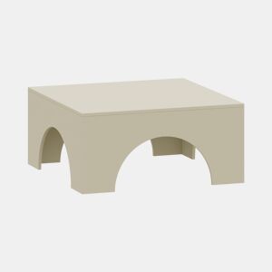 Mesa de centro Vivatka quadrado 80x80x37 cm Areia en.casa