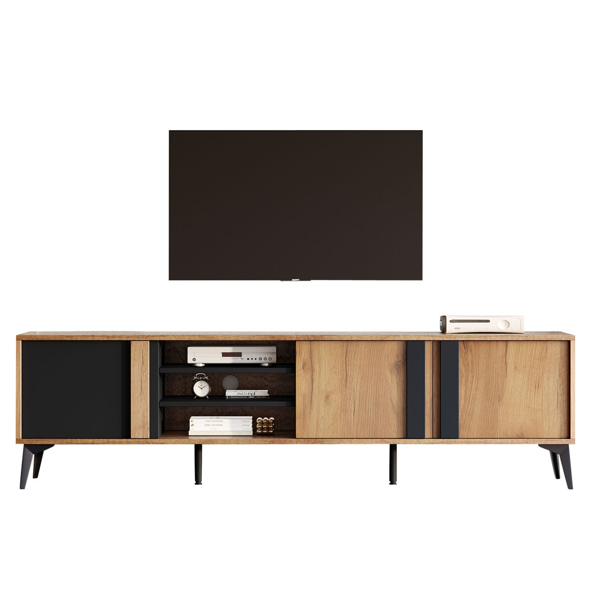 Mueble TV con 3 puertas